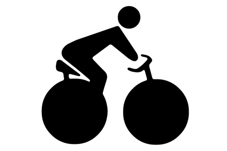 Cycling recreation and a healthy way of lifeの写真素材