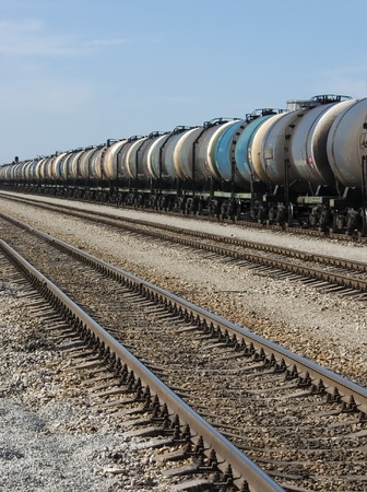 Oil tank trainの写真素材