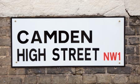 Tourist attraction Camden Market in Londonの写真素材