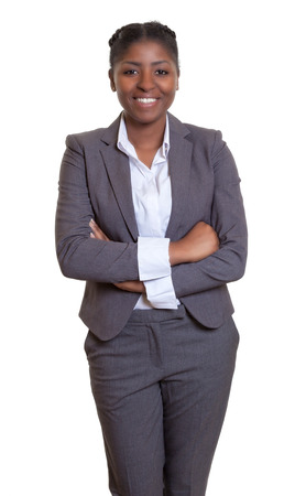 Laughing african businesswomanの写真素材