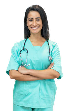 Pretty mexican female nurseの写真素材