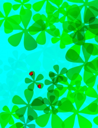 flora and fauna, floral backgroundのイラスト素材