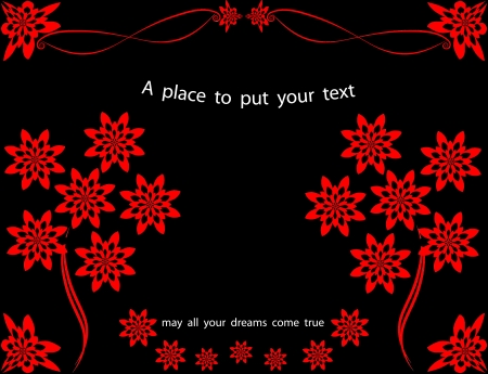 floral backgroundのイラスト素材