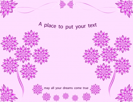 floral backgroundのイラスト素材