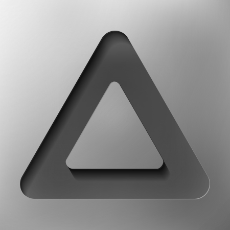 triangle sign, styleのイラスト素材