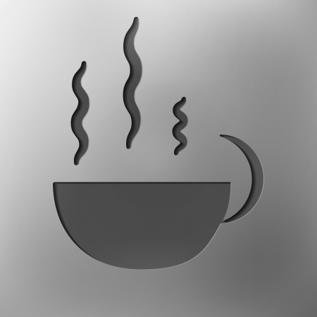 cup of coffee, abstract backgroundのイラスト素材