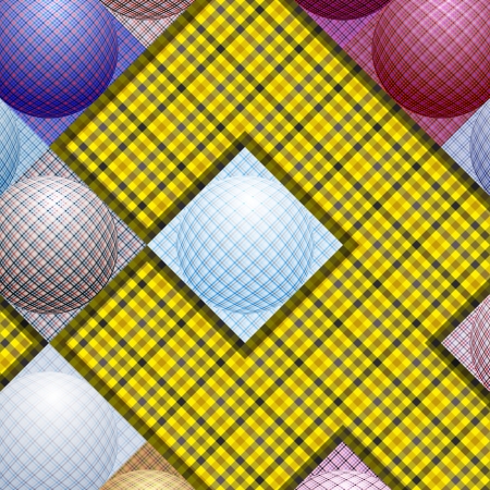 abstract pattern from balls of different colorsのイラスト素材