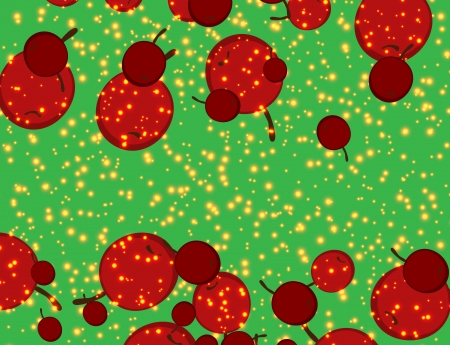 texture with abstract image of the cherriesのイラスト素材