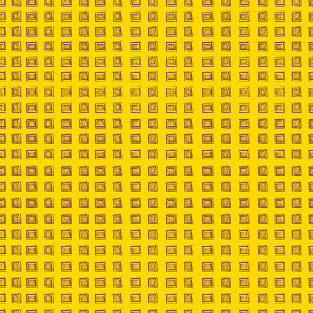 seamless pattern with geometric elements in retro styleのイラスト素材