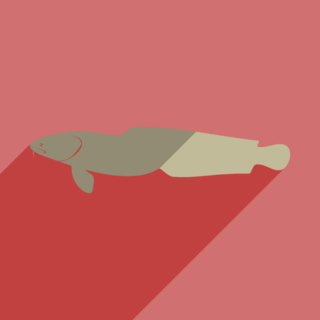 Flat icons with shadow of bur-bot.のイラスト素材