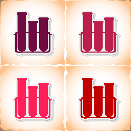 Medical tubes. Abstract image Medicine object. Vector illustration.のイラスト素材