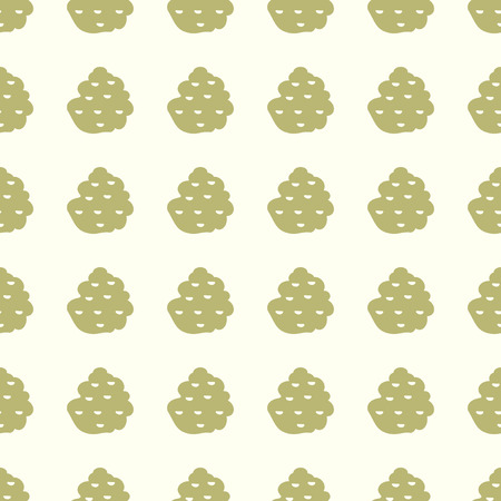 Mushrooms pattern.のイラスト素材