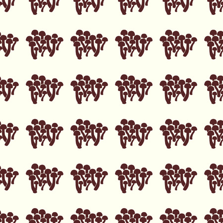 Mushrooms pattern.のイラスト素材