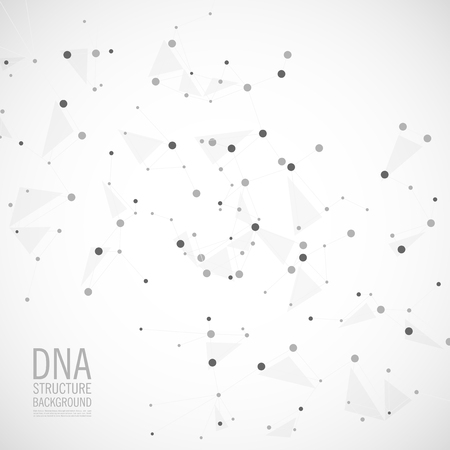 Abstract image of human DNAのイラスト素材