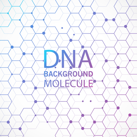 Abstract image human DNA. Medical analysis of blood composition. Vector illustrationのイラスト素材