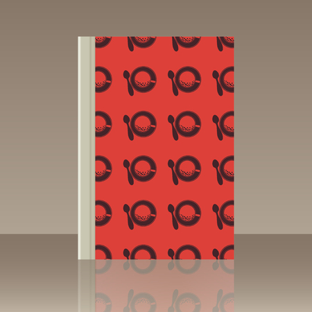 Coffee and book. Realistic image of the object illustration.のイラスト素材