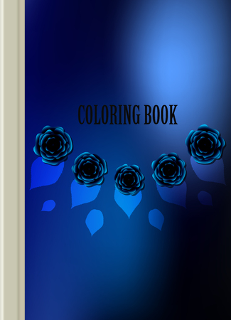 Leaflet cover presentation abstract geometric background, layout in A4 set technology brochure flyer design coloring template vector shadowのイラスト素材