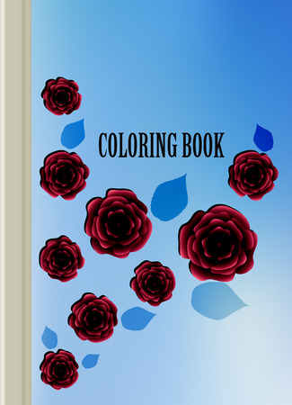 Leaflet cover presentation abstract geometric background, layout in A4 set technology brochure flyer design coloring template vector shadowのイラスト素材