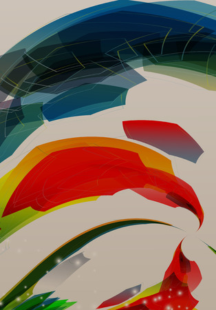 Leaflet cover presentation abstract geometric background, layout in A4 set technology brochure flyer design template vector shadowのイラスト素材