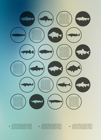 Leaflet cover infographics presentation abstract geometric background, layout in A4 set technology brochure flyer design statistics template vector shadowのイラスト素材