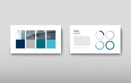 Poster infographics information business modern design set proposal advert. Vector illustration with graphic schemeのイラスト素材