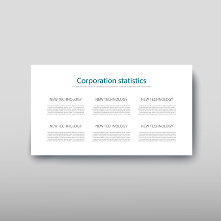 Poster infographics information business modern design set proposal advert. Vector illustration with graphic schemeのイラスト素材