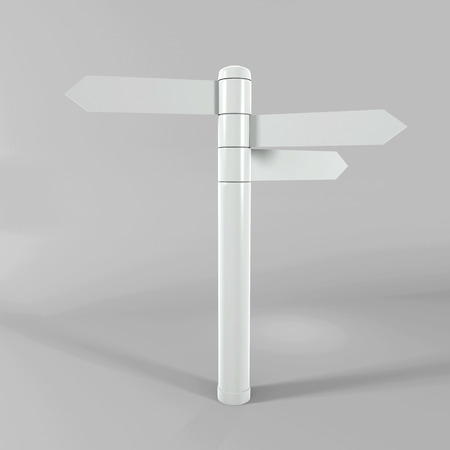 Blank Direction Signの写真素材