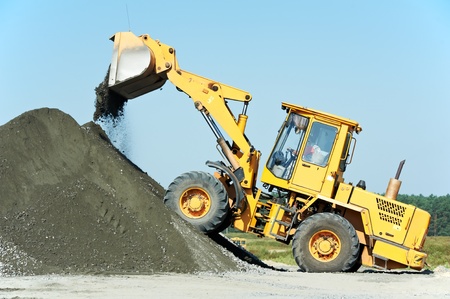 heavy construction loader