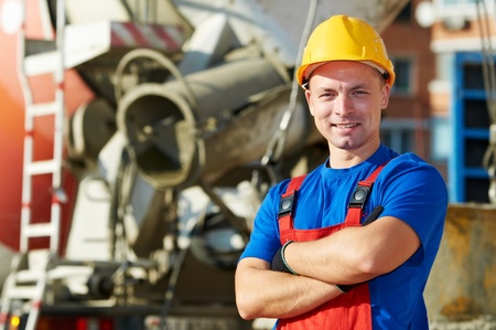 builder worker at construction site
