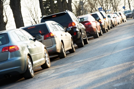 Traffic during the rush hour
