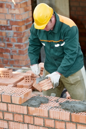 construction mason worker bricklayerの写真素材