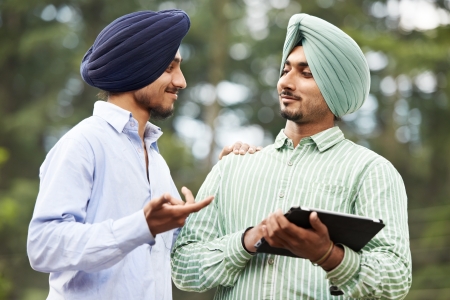 Young adult indian sikh menの写真素材