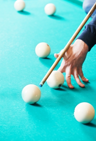 Snooker billiard gameの写真素材