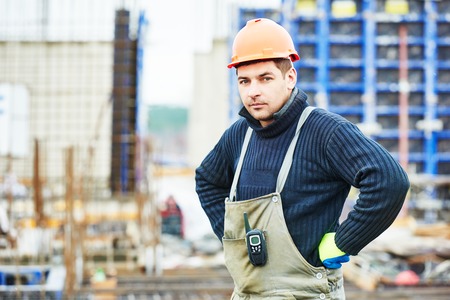 construction builder worker at building site
