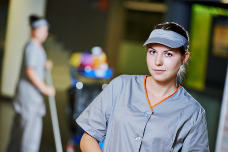 cleaning services workerの写真素材