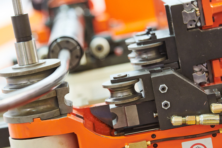 metal pipe bending machineの写真素材