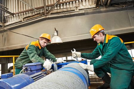 industrial bridge crane maintenance or repair