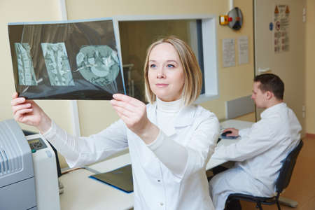 computed tomography or MRI scanner test analysis