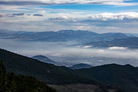 the Republic of turkey, mountain, fog
