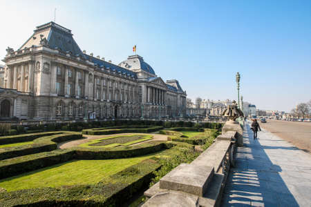 The Royal Palace in the center of Brussels, Brussels, Belgium - 02 Mar 2011のeditorial素材