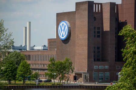 View to old Volkswagen Factory.Wolfsburg, Germany, May 19 2016