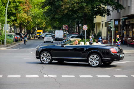 City life and streets of Berlin Germany