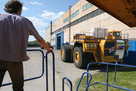 The Granite Mining Dump Truckのeditorial素材
