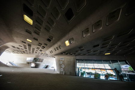 Wolfsburg, Germany. JULY 2015. Wolfsburg is a district town in Germany, in the state of Lower...