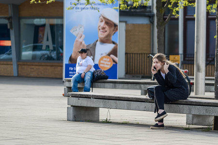 Wolfsburg, Germany. JULY 2015. Wolfsburg is a district town in Germany, in the state of Lower...