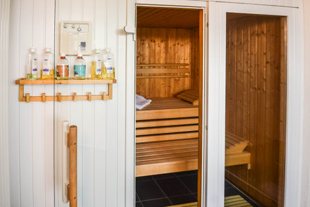 Boeblingen, Germany - July 2016 - V8 HOTEL Motorworld Region Stuttgart.のeditorial素材