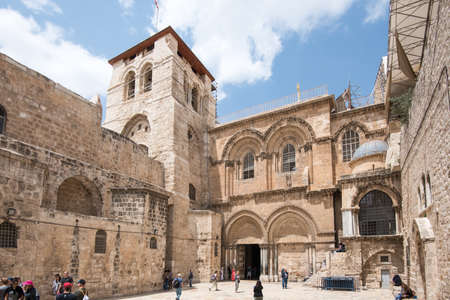 Jerusalem. Israel - 17.04.2015 - Church Of The Holy Sepulchre.Jerusalem.のeditorial素材