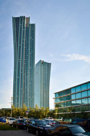 Nur-Sultan. Kazakhstan - 03.09.2013 - New office buildings in Nur-Sultan.のeditorial素材
