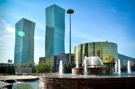 Nur-Sultan. Kazakhstan - 09.03.2013 - New office and administrative buildings in the capital of Kazakhstan.のeditorial素材