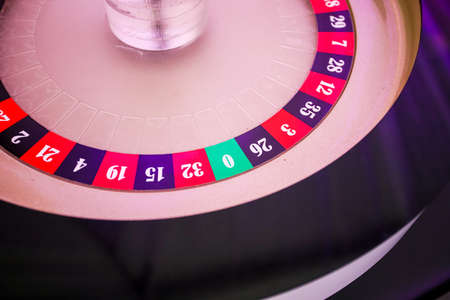 Belarus. Minsk - 25.06.2021 - Roulette in a casino, red, black, ball, luck.のeditorial素材